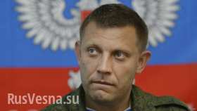 Александр Захарченко: «Ополчение было 10 дней назад, сегодня это вооруженные силы ДНР» (видео)