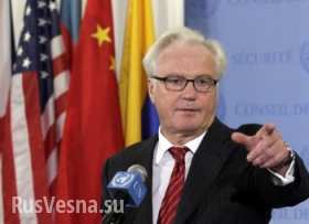 Чуркин: США должны признать, что обучают и снабжают украинских военных  (видео)