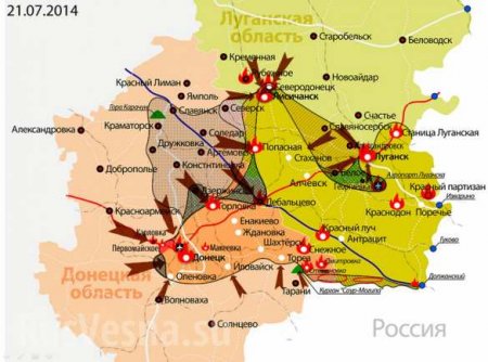 География украинского блицкрига