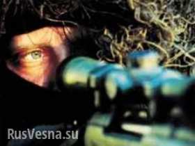 Неизвестный снайпер отстреливает солдат оккупационных войск в Славянске