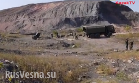 ЛНР, Байрачки: казачья артиллерия ведет контрбатарейный огонь (видео)