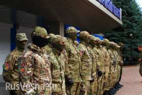 В Новороссию отправлен новый взвод карателей из батальона «Кривбасс»