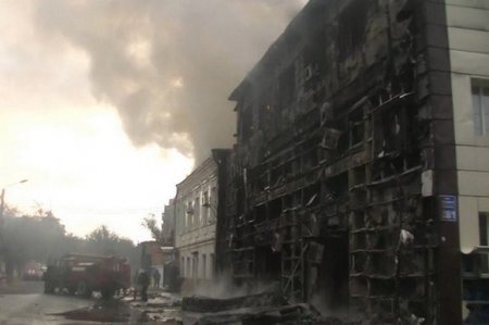 Харьков: сгорел склад с вещами для карателей "АТО"