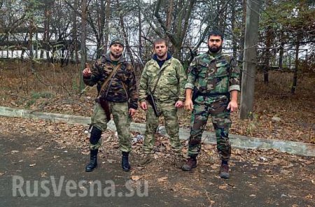 Чеченский батальон «Смерть» воюет за жизнь Новороссии (фото, видео)