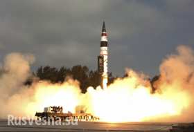 Индия провела испытание баллистической ракеты