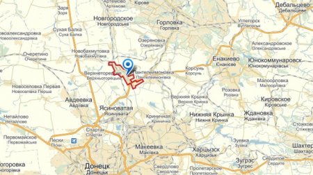 Идут бои за Верхнеторецкое, потеря которого усложнит контрнаступление карателей по линии Горловка-Енакиево