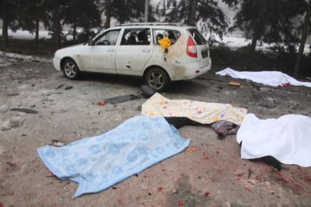 Трагические последствия обстрела Донецка карателями ВСУ (+18)