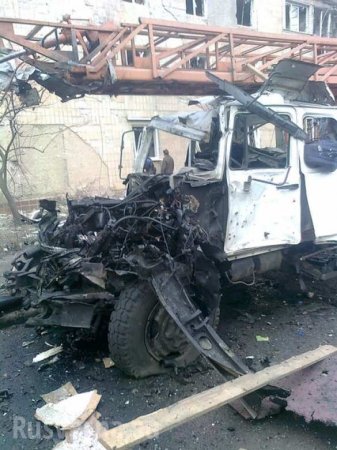 Donezk: Stadtbezirk Textilschik unter Feuer, ein Geschoss hat in ein Krankenhaus getroffen