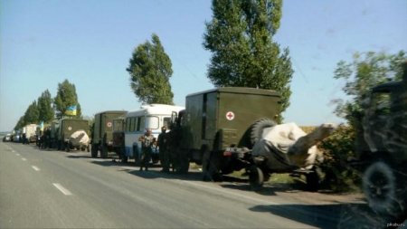 Каратели из «Дніпро-1» используют "Скорые" для перевозки боеприпасов