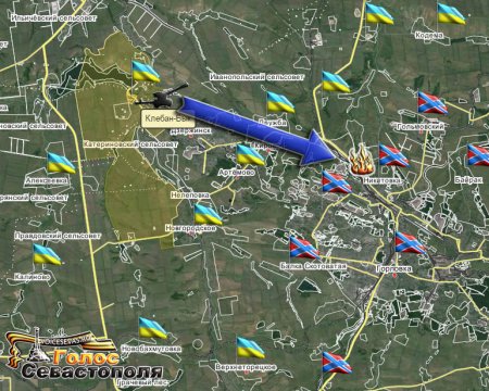 Сводка военных событий в Новороссии за 22 февраля