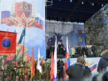 В Севастополе отмечают День защитника Отечества и годовщину «Русской весны»