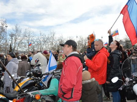 В Севастополе отмечают День защитника Отечества и годовщину «Русской весны»