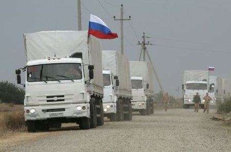 Завтра на Донбасс ожидается прибытие 17-ый гуманитарный конвой из России