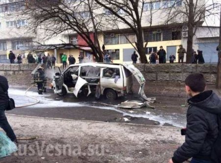 МОЛНИЯ: в Харькове взорвался автомобиль с командиром карательного батальона (+ВИДЕО/ФОТО)