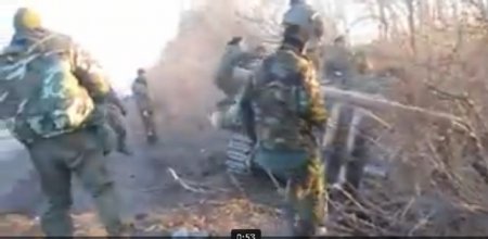 Пьяные боевики украинской "армии" попали в ДТП