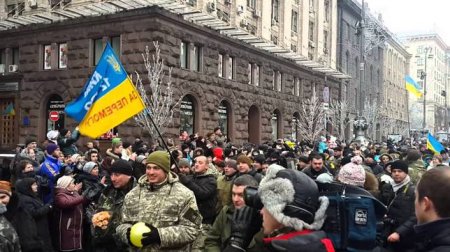 В Киеве бойцы АТО устроили новый Майдан