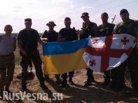 Харьковские партизаны: Грузинские военные убивают жителей Донбасса (ВИДЕО)