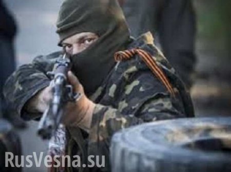 При атаке диверсантов на позиции ополчения уничтожен боевик ОУН (ВИДЕО)