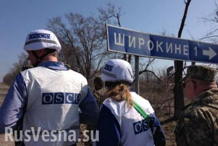 Киев проверяет случаи передачи наблюдателями ОБСЕ информации о базировании сил АТО