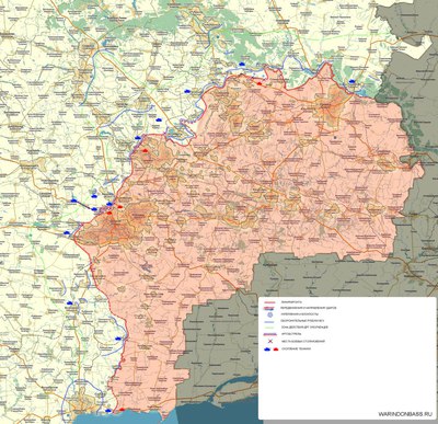 Подробный обзор по фронтам обеих республик Новороссии