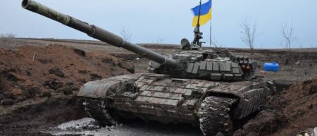 Украинский танк в плену у ДНР