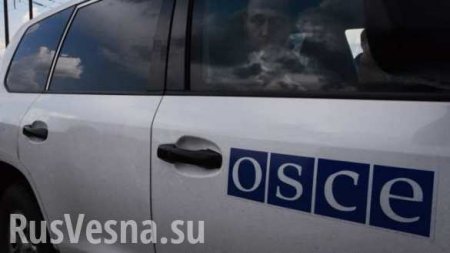 ОБСЕ подтвердила обстрел своего беспилотника украинскими военными