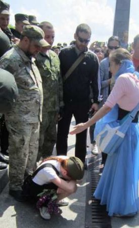 «Воины АТО» победили 9-летнюю девочку в Киеве