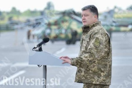 Порошенко советует украинцам приходить на парад, чтобы «насладиться нашей военной мощью»
