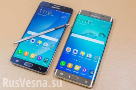Samsung признал случаи взрывов сматрфона Galaxy Note 7 во время зарядки