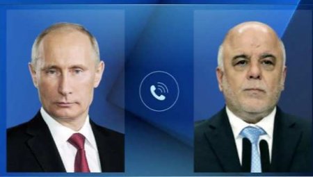 Владимир Путин обсудил с премьером Ирака Хайдар Абади операцию по освобождению Мосула от ИГИЛ