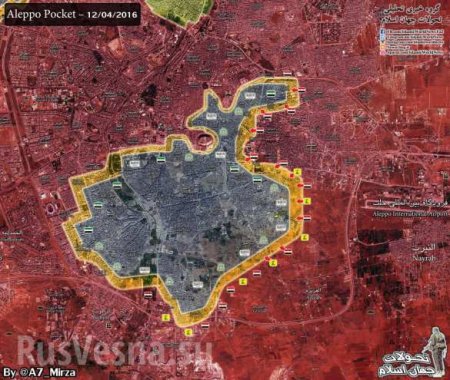 Алеппо: отчаянное контрнаступление банд закончилось кровавым провалом (+ВИДЕО, КАРТА, ФОТО)