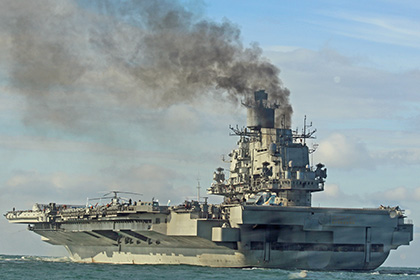 В Британии показали видео сопровождения «Кузнецова» истребителями и кораблями