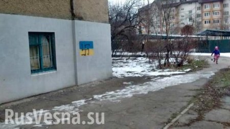 Антифашистское сопротивление: в Херсоне дома «атошников» отмечают флажками Украины со свастикой (ФОТО)