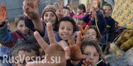 Syrian children sing «May there always be sunshine» in Russian (VIDEO)