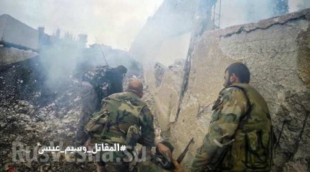 Жестокие городские бои под Дамаском: Армия Сирии освобождает г. Кабун (ФОТО)