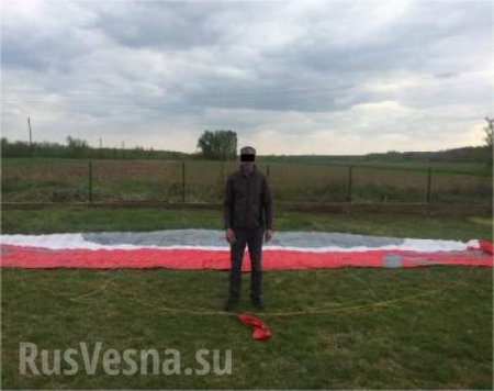 Ветром надуло: украинские пограничники задержали венгра, прилетевшего на парашюте (ФОТО)