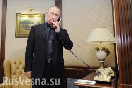 Путин провел телефонный разговор с лидерами Германии, Франции и Украины