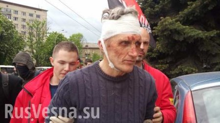 В Киеве полиция избила и задержала более 20 боевиков ОУН (ФОТО)