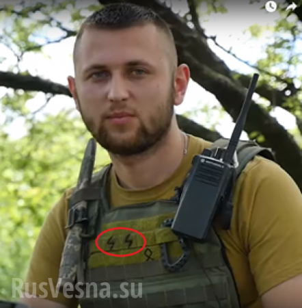 Без комплексов: Украинское ТВ показало эсэсовские руны боевика «АТО» (ФОТО, ВИДЕО)