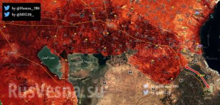 «Tiger Force» supported by Russian Air Force liberate Eastern Aleppo advancing to Raqqa border (MAP)