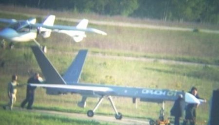 На рязанском аэродроме Протасово замечен опытный образец беспилотного летательного аппарата «Орион»