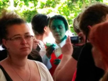 Европейская страна: Нардепа Королевскую облили зеленкой в Одессе