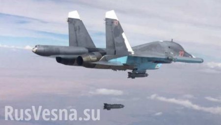 Охота на ИГИЛ глазами пилота Cу-34: Точные удары ВКС РФ сжигают боевиков (ФОТО)