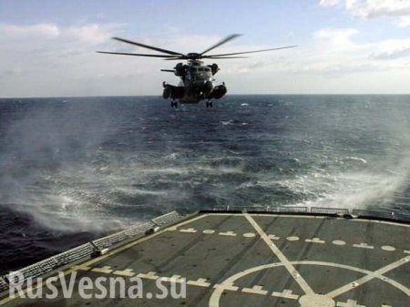 Иранский военный катер направил лазер на вертолёт ВМС США