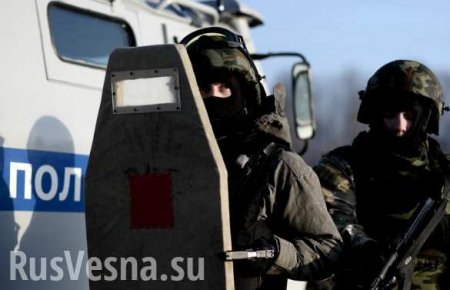 В Санкт-Петербурге на акции оппозиции бойца ОМОНа ударили ножом в спину
