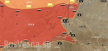 «Тигры» и ВКС РФ начали прорыв обороны ИГИЛ из Ракки в сторону Дейр Зор (ФОТО, КАРТА)