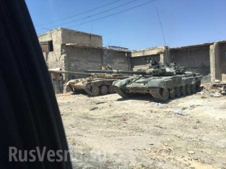 Новые танки Т-90 прибыли в Алеппо для борьбы с «Аль-Каидой» (ФОТО, ВИДЕО)