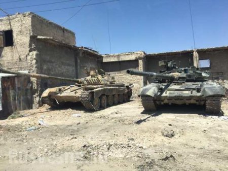 Новые танки Т-90 прибыли в Алеппо для борьбы с «Аль-Каидой» (ФОТО, ВИДЕО)