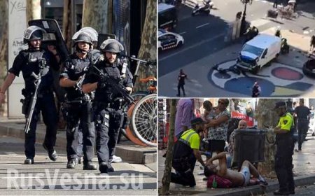 Жуткие кадры: Очевидец снял на камеру последствия зверского теракта ИГИЛ в Испании (ВИДЕО 18+)