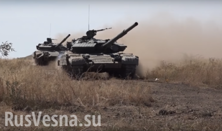 Танковые экипажи Армии ЛНР показали свое мастерство (ВИДЕО)